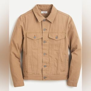 NWT J. Crew Wallace & Barnes Duck Canvas Trucker Jacket